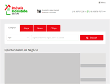 Tablet Screenshot of imoveisindaiatuba.com.br